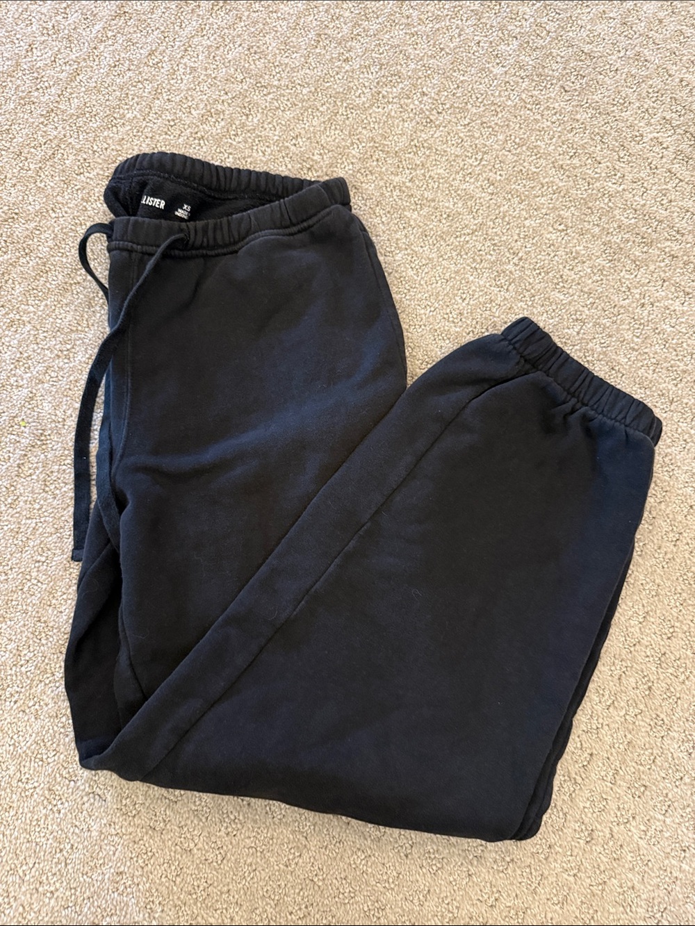 Hollister Men’s Black Drawstring Joggers